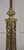 Ornate Brass Floor Lamp with Floral Openwork Base For Sale - Image 5 of 12