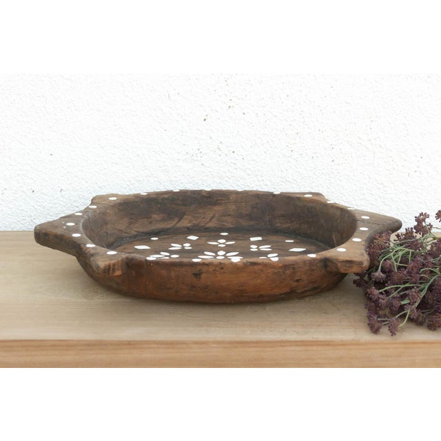 This vintage bowl is a beautiful conversation between the past and the present. The vessel itself is a vintage, hand-...