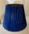 Vintage Chinoiserie Reverse Painted Hexagonal Tang Horse Table Lamp With Bespoke Navy Blue Shade For Sale - Image 10 of 12
