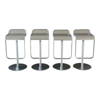 2000s Stainless Steel Lem Piston Stools - Set of 4 For Sale
