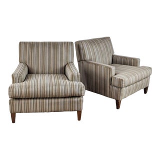 Pair of Mitchell Gold + Bob Williams Armchairs For Sale