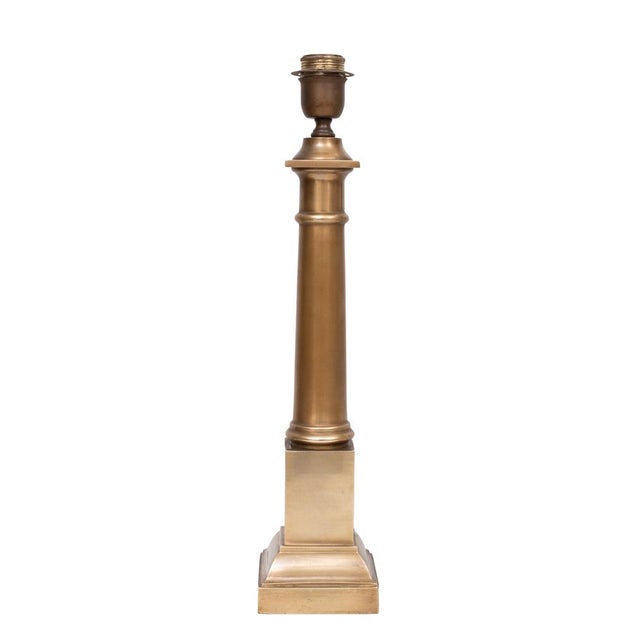 Doric Column Table Lamps in Bronze, France, 1960s, Set of 2 For Sale - Image 3 of 11