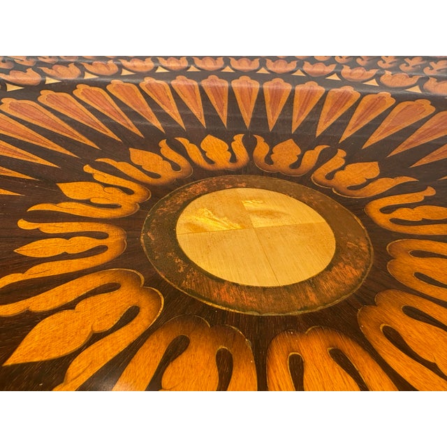 Late 20th Century Italian Handcrafted Center Hall / Dining Table For Sale - Image 10 of 12