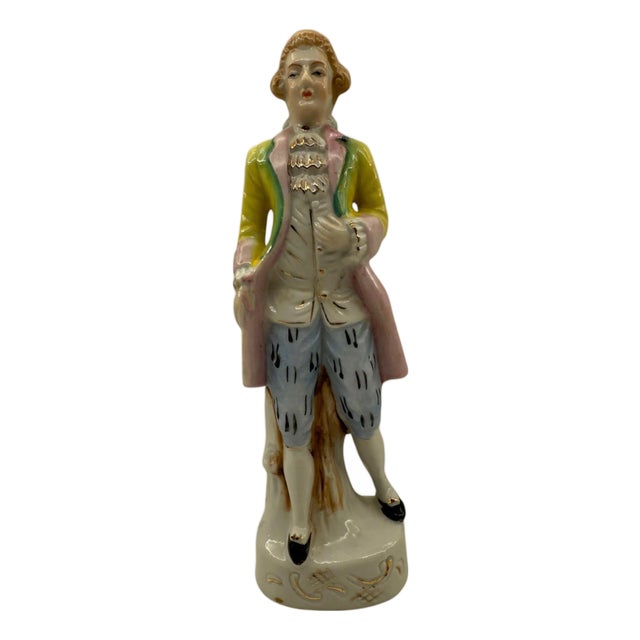 Mid 20th Century Japanese Colonial Man Figurine For Sale