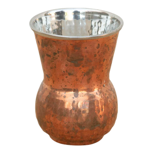 Small Hammered Copper Tin Lined Tumbler