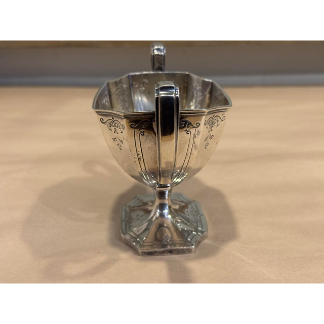 Antique Victorian Sterling Silver Double Handed Bowl For Sale In Boston - Image 6 of 6