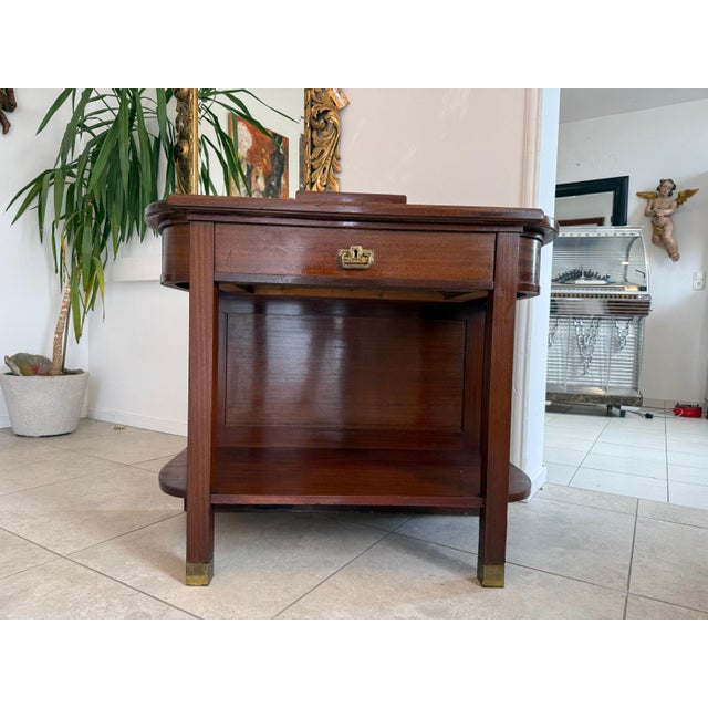 Art Nouveau Side Table in Mahogany, 1920s For Sale - Image 3 of 14