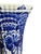 Large Vintage Hand-Painted Trumpet Vase by W.G. Andringa for Royal Delft, 1977 For Sale - Image 9 of 17