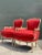 Mid-Century Modern Vintage Carved Wood Upholstered Bergere Chairs - A Pair For Sale - Image 3 of 12