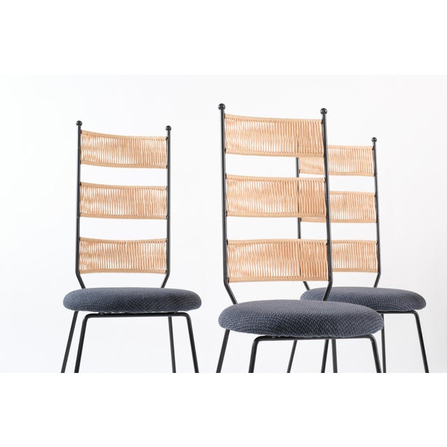 Set of 4 Dining Chairs Attributed to Arthur Umanoff For Sale - Image 10 of 11