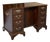 Late 19th Century English Mahogany Kneehole Desk For Sale