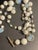 1950s 1950s Jewelry Bohemia Czech Opaline & Milk Glass With Cloisonné and Pearl Accent Beads. For Sale - Image 5 of 6
