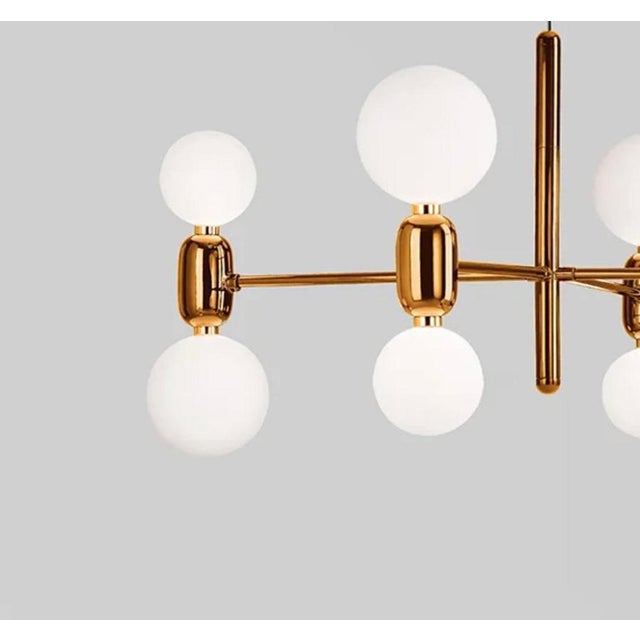 Not Yet Made - Made To Order Aballs 4 Golden Suspension Lamp by Jaime Hayon for Parachilna For Sale - Image 5 of 12