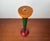 Postmodern Wood Yellow Green Red Model Monokel Candleholder from Ikea, 1980s, in Very Good conditions. Designed 1980 to...