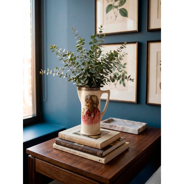 Royal Doulton Antique Royal Doulton Motto Tankard, “The Best of Men Are Only Men at the Best”, England, Circa 1900, Hand-Painted Art Pottery Mug For Sale - Image 4 of 5