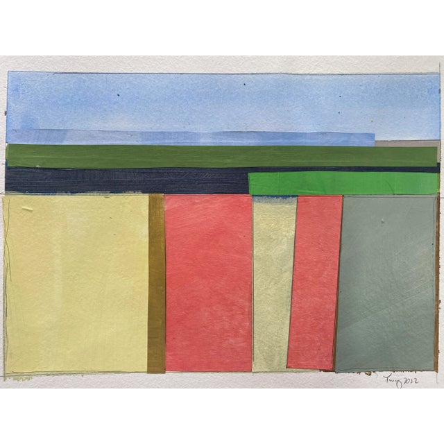 2020s "Lake Series" Contemporary Original Abstract Landscape Acrylic Painting by Bryan Young For Sale - Image 5 of 8