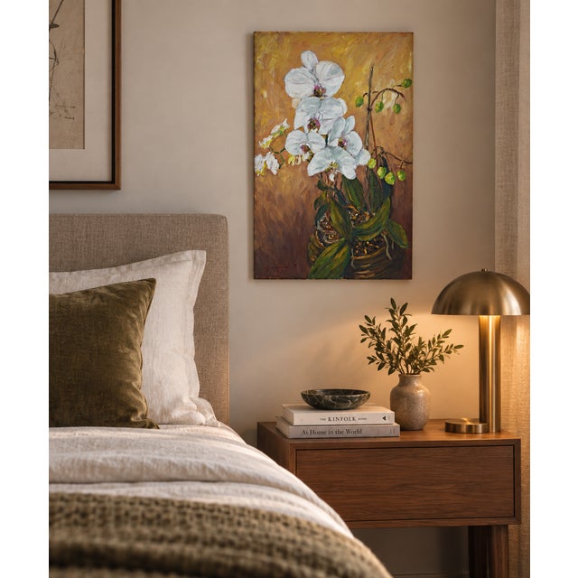 Orchid, oil painting (40 x 60 cm, not framed), by Patrice Guiraud Patrice is a painter and sculptor who explores many...