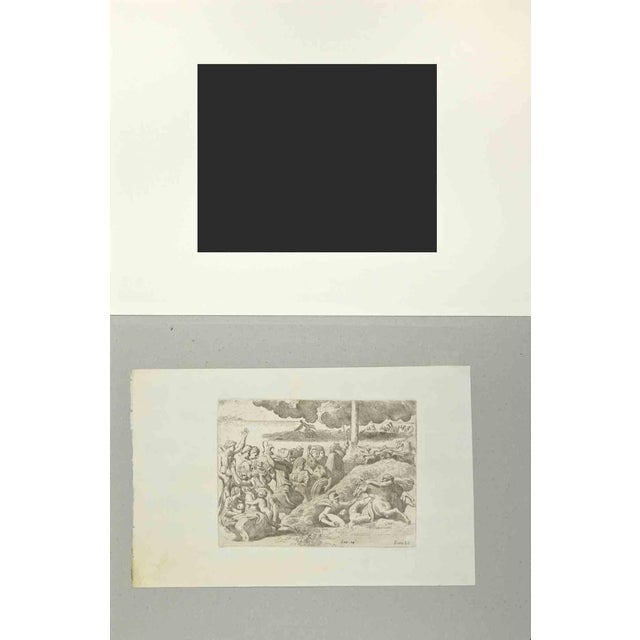 Exodous 14 - Old Testament Story is an Etching print realized by the artist Sisto Badalocchio. About The Old Testament...