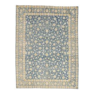 Antique Persian Kashan Rug, 09'09 X 12'10 For Sale