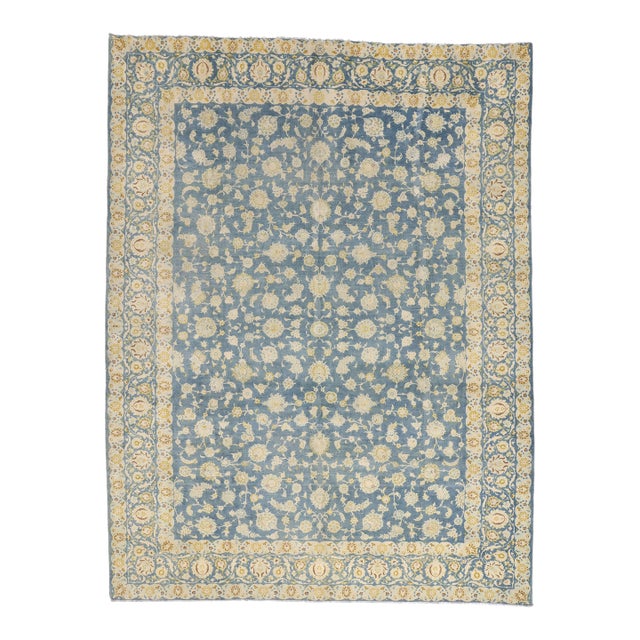 Antique Persian Kashan Rug, 09'09 X 12'10 For Sale