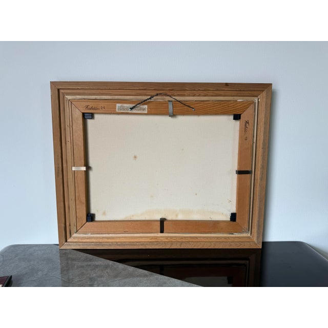 1980"s Scheno Ocean Sunrise Seascape Oil Painting, Framed For Sale - Image 10 of 11