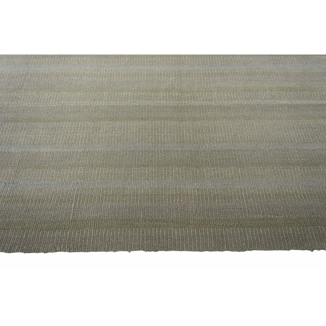 Textile Handwoven Mazandaran Kilim Rug For Sale - Image 7 of 8