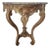 18th Century Antique Marble & Wood Demi Lune Tables- A Pair For Sale