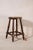 1930s French Oak Round Joint Stool With Stretchers For Sale - Image 4 of 4