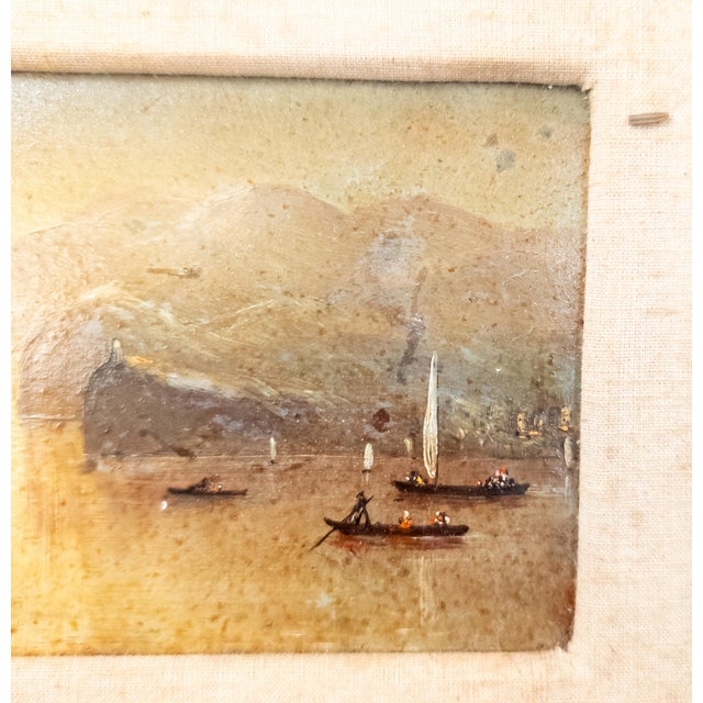 Mid-Century Italian Impressionist Alpine Landscape Painting For Sale In New York - Image 6 of 7