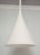 Conical plaster fixture. Please view our other listings for this piece in various finishes. Production time 8-10 weeks....