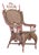 American Victorian Wicker Armchair from Heywood-Wakefield, 1910s For Sale