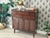 Mid-Century Modern Vintage 1960s Mid-Century Modern Walnut Wood and Woven Rattan Highboy Chest Cabinet by R-Way For Sale - Image 3 of 16
