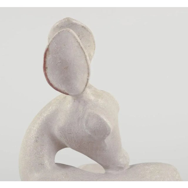 Glazed Ceramic Sculpture of a Fawn from Arne Bang For Sale - Image 6 of 9