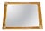 Gold Rattan Mirror, France, 1990s For Sale