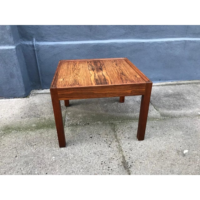 Mid-Century Danish Rosewood Side Table, 1960s For Sale - Image 9 of 9