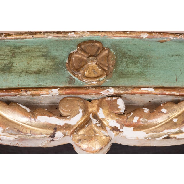 Authentic 18th Century Venetian Carved Wood and Gesso Hall Chair For Sale - Image 18 of 18