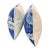 Lumbar Pillow Pair – Thibaut Goa Fabric With Sunbrella Contrast Welt & Back For Sale In West Palm - Image 6 of 8