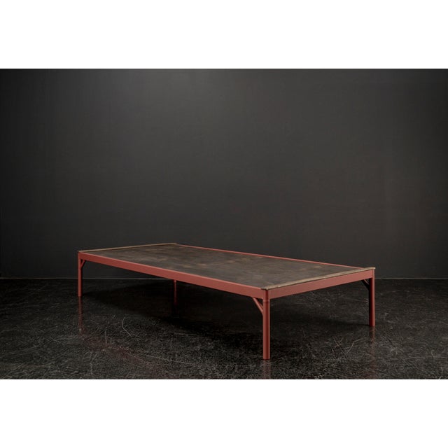 Steel and Wood Daybed or Low Table, 1960s For Sale - Image 6 of 17