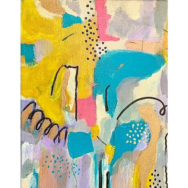 Contemporary Abstract Original Mixed Media Painting For Sale - Image 9 of 13