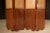 Brazilian Hardwood, Leather and Mirrored Panel Folding Screen, Brazil, C 1960s For Sale - Image 10 of 18