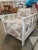 White Wicker and Rattan Henry Link Style Club Chair For Sale - Image 10 of 10