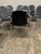 Metal Black Leather Dining Chairs by Charlotte Perriand for Les Arcs, 1960s, Set of 12 For Sale - Image 7 of 10
