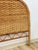 Vintage, Coastal, Boho Wicker Woven Wicker and Rattan, Twin Headboard Bed Accent For Sale - Image 12 of 14