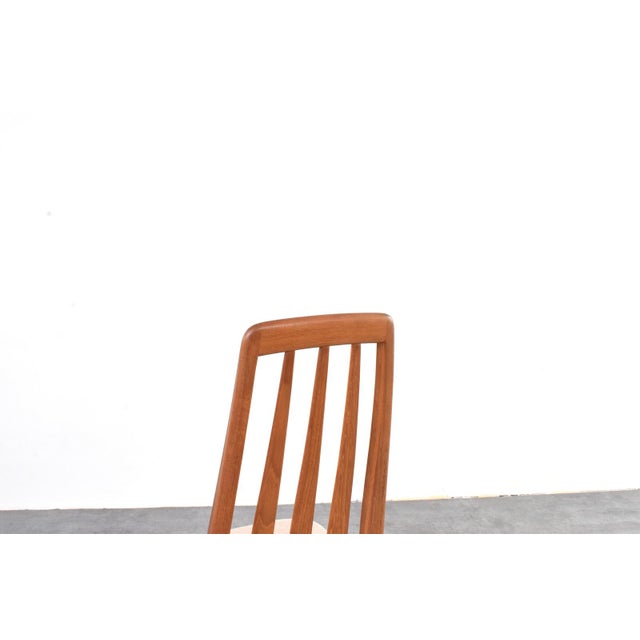 Mid-Century Modern Eva Dining Chairs in Teak and Wool by Niels Koefoed for Koefoed Hornslet, 1960s, Set of 4 For Sale - Image 10 of 14