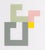 A 1995 serigraph print, titled "Konstruktion and Intuition," by the German artist Anton Stankowski (1906-1998). This print...