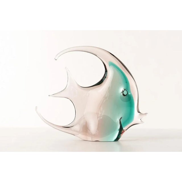 1960s Italian Murano Scalar Fish Sculpture, 1965 For Sale - Image 5 of 7