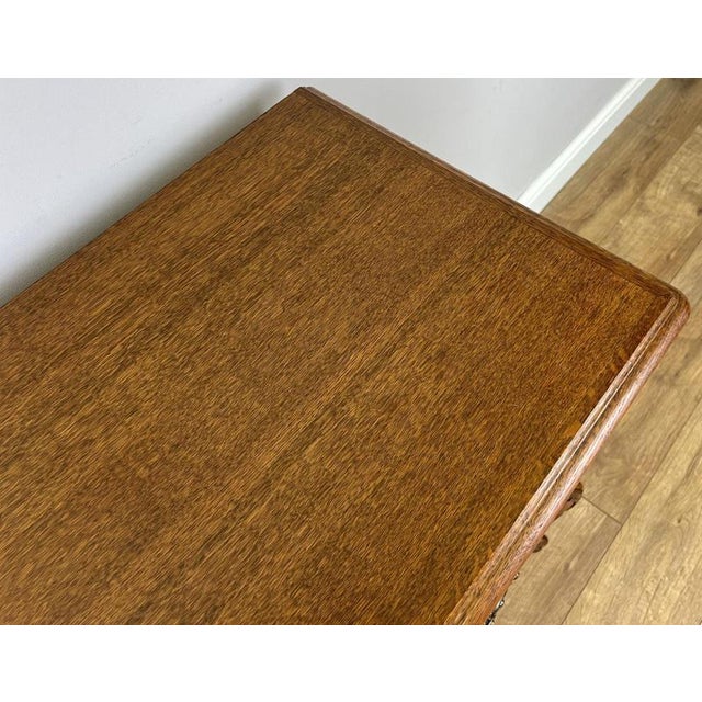 Vintage Louis French Oak Chest of Drawers For Sale - Image 11 of 13