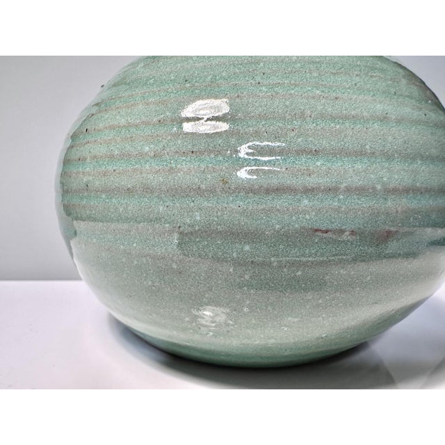 1950s Glazed Studio Ceramic Art Vase by Siegfried Gramann for Töpferhof Römhild, 1950s For Sale - Image 5 of 7