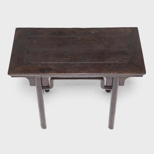 Chinese Mid 19th Century Petite Round Leg Wine Table For Sale - Image 3 of 7