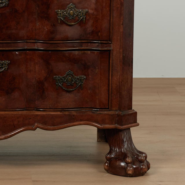Antique Dutch Burled Wood Commode or Chest For Sale - Image 15 of 17